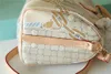 2023 Summery Speedy Bandouliere 25 torebka damska Damier Azur torba na ramię luksusowe projektant szachownica torebka CrossBody etui sprawdź torby podróżne N41374 N40473