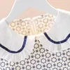Девушка платья 2023 весна осенние девушки одеваются милый дышащий хлопковый с длинным рукавом 0-3 лет