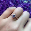 Обручальные кольца Kuololit Natural Alexandrite Gemstone для женщин Реал 925 Серебряный серебряный серебряный