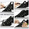 Accessori per parti di scarpe 1 paio 23 colori Lacci per sneaker Lacci elastici senza allacciatura Stretching Lock Lacci pigri Stringhe in pizzo di gomma rapida 230330