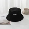 HBP Winter Wide Unisex rand Fluffy emmer hoed Lamb Wol Warm Faux Furman Cap Dames Girls Dikke Panama Hoeden Outdoor 2022 P230327