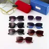 Fashion G Letter luxury sunglasses 2023 New Personalized Cat's Eye Sunglasses Women Matching G Letter