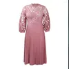 Robes décontractées 2023 robe d'été grande dentelle crochet fleur Sexy évider plissé