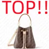 Drawstring TOP. M46581 NEONOE BB Designer Handbag Purse Cross Body Mini BUCKET Bag Tote Women Luxury