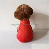 Dog Apparel Crossborder Spring And Summer Pet Solid Color Vest Teddy Puppy Cat Clothes Thin Pets Clothing Factory Wholesale Drop Del Dhvyp