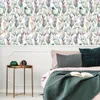 Duvar Kağıtları PVC Kendinden Yapışkan Çiçek Tesisi Duvar Kağıdı Dolap Dolap Buzdolabı Çamaşır Makinesi Oturma Odası Yatak Odası Ev Dekoru Sticker