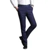 Erkek Takas 29-38 Koreli Pantolon 2023 İş Sürümü Şehir Çizgili Gündelik Takım Pantolonların Moda Düz Erkekleri