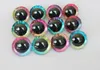 Doll Bodies Parts 20pcslotL1212mm14161820253035mm Lovely toy safety eyes 3D doll fabric washer for diy plush 230329