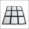 Filtar paneler sublimering filt tom termisk överföringstryck 9 15 rutnät hjärtmåne droppe leverans hem trädgård textilier dhg30