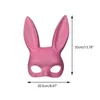 Party Masks Rabbit Mask Role Play Easter Rabbit Mask Halloween Carnival Party Bar Nightclub Costum Sexig Half Face Rabbit Ears 230329