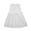 Filles Robes Enfants Ins LOU Style Brodé Dentelle D'été Floral Fille Lâche Confortable Pastorale 230329