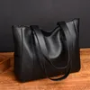 Вечерние сумки женщины PU кожаные сумочки моды Большой емкость Tote Retro Designer Double strap Sagce Supper Shopper Sac Mujer Bolsa 230329