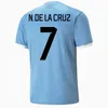 2022 Soccer Jerseys Uruguay Soccer Jersey 22 23 L.SUAREZ E.CAVANI N.DE LA CRUZ national team Shirt G.DE ARRASCAETA F.VALVERDE R.ARAUJO R.BENTANCUR Football