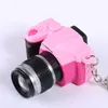 Keychains Cute Fashion Camera Led With Sound Charm Key Holder Keychain Fancy Toy Ring Gift Keyring BL7001