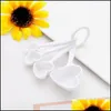 Other Festive Party Supplies Heart Shaped Measuring Spoons Favor Souvenir Gift Baby Shower Gifts Kitchen Baking Plastic Me Dhckn