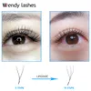 Outils de maquillage Wshaped Eyellash Extension 3D4D Volume préfabriqué Confort Artificiel Mink Natural 230330