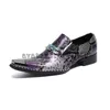Формальная обувь Мужчины заостренные кожаные туфли для ноги на кожаной ботинке для бизнеса, обувь Zapatos Hombre Party Twie!