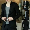 Мужские костюмы Blazers S-4xl Masculino Мужская спортивная куртка Hombre Jacker Ultra Thin Set Корейский черный случай повседневного бизнеса Daily Jacket 230330