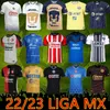 22 23 المكسيك جيرسي كلوب أمريكا قمصان كرة القدم 2023 Rayados Liga MX Monterrey Pachuca Guadalajara Chivas Tigres UNAM تيخوانا ليون كروز أزول قميص كرة القدم s-4xl