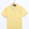 Projektet S Polos t Boutique Nowy letni bawełniana okrągła szyja haftowa kucyk T-shirt Solid Kolor Koszulka na pół rękawie para kurtka