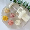 베이킹 곰팡이 미드 타다 축제 Osmanthus 2075g Mooncake Mold 3D Flower 형 쿠키 엠보저 스탬프 퐁당 케이크 장식 230331