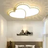 Kroonluchters moderne led hartvorm voor woonkamer slaapkamer dineren diming armatuur kroonluchter plafondlamp