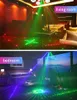 15 olhos iluminação a laser rgb dmx512 luzes de palco estroboscópica som ativado luz dj para festas de discoteca festa de bar festa de aniversário casamento feriado show projetor de natal decoração