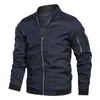 Men's Jackets Spring Autumn Male Bomber Casual Streetwear Coats Simple Windbreaker British Style Coat 230331