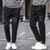 Men's Pants 2022 New Solid Casual Mens Joggers Pants Women Khaki Baggy Trousers Striped BOY MAN Slim Male Men's Clothing Streetwear M-5xl W0325