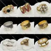 Designer Silver Love Ring Uomo Donna Gioielli in oro per gli amanti Coppia di anelli regalo