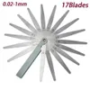 1 Metric Thickness Value Feeler Gauge 0.02-1Mm Measuring Tool For Feeler Gauge Valve Shim Use Metric Gap Gauges