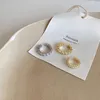Ryggar örhängen FranceKorean Gold Silver Color Full CZ Crystal Ear Cuff Clip On For Women Non Pierced Fake Piercing Earcuff Smycken