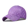 2023 nouveau Vintage casquette de Baseball unisexe Paisley imprimer femmes coloré Y2K crème solaire sport chapeau coton papa chapeaux