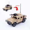 Minifig US Hummer Building Blocks Blocks Armour Car Veículos do Exército Forças Especiais Soldados Figuras Acessórios Arma Bricks Toys Presente W0329