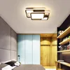 Luzes de teto Lâmpada LED LED Modern Living Room Atmosfera Creative Hall Personalidade Black Bedroom Estudo quente