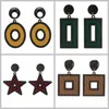 Dangle Earrings & Chandelier Women's Acrylic Geometric Big Drop Statement Round Star Rectangle Earring Design Stylish Jewelry GiftsDangl