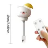 LED Kinder USB Nachtlicht Haustier dekorative Lichter niedliche Cartoon Nachtlampe Bär Fernbedienung für Baby Kind Schlafzimmer Dekor Nachttischlampe Weihnachtsgeschenk