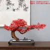 Kwiaty dekoracyjne retro zen chińska ochrona środowiska żywica symulacja rośliny Bonsai Fortune