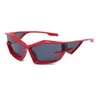 Designer-Sonnenbrille coole Sonnenbrille unregelmäßige Linse Sonnenbrille trendige Mode Damen Markenbrille UV400 Linse Outdoor Radfahren Modebrillen