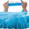 Bandes élastiques Bande de résistance extensible Bonne élasticité de tension 150 cm 200 cm Ensemble élastique en caoutchouc Portable Fit Home Gym Yoga Sport Equipment 230331