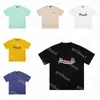 Designer Flut Männer T-Shirt Sommerferien T-Shirts Luxusmarke Stickerei T-Shirts Hip Hop Street Outdoor T-Shirt