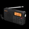 Radio xhdata D109 FM stereo cyfrowy przenośny am SW MW odbiornik Bluetooth Compatybilny obsługa TF Player karty 230331