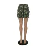 Röcke Reißverschluss Camouflage Taschen Mini Cargo Damenmode Lässig Hohe Taille Bleistiftrock Alle passenden Petticoats Streetwear