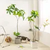 Decorative Flowers 180CM Large Artificial Money Tree Plant Indoor Decoration Potted Greenery