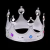 Party Hats King Crown Halloween Ball Dress Up Plastic Crown Scepter Partys levererar födelsedagskronor Princess Crowns RRA