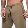 Heren shorts Katoen Casual Shorts Men Gym Fitness Bodybuilding Bermuda Summer Crossfit Training Korte broek Bottoms Mannelijk lopende trainingsbroek W0327