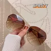 2024 Fashion Men's Luxury Designer feminino Óculos de sol Triângulo Metal Metal Grande Caixa de vidro Rede Vermelho Mesmo estilo