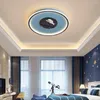 Taklampor LED LAMP NORDIC CREATIVE Modern Children's Room Boy Airplane Astronaut Cartoon Design Bedroom Light