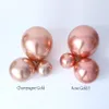 Inne imprezy imprezowe 20pcs 51012 cala Rose Gold Champagne Gold Chrome Balloony Chrome Metal Globos Przyjęcie urodzinowe Dekoracje ślubne Baby Shower 230331