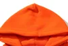 Sinaasappel sweatshirts hoodies mannen vrouwen schuim puff puff pullover hiphop pullovers 23fw